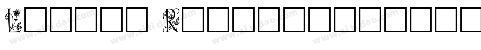 Lilith Regular字体转换